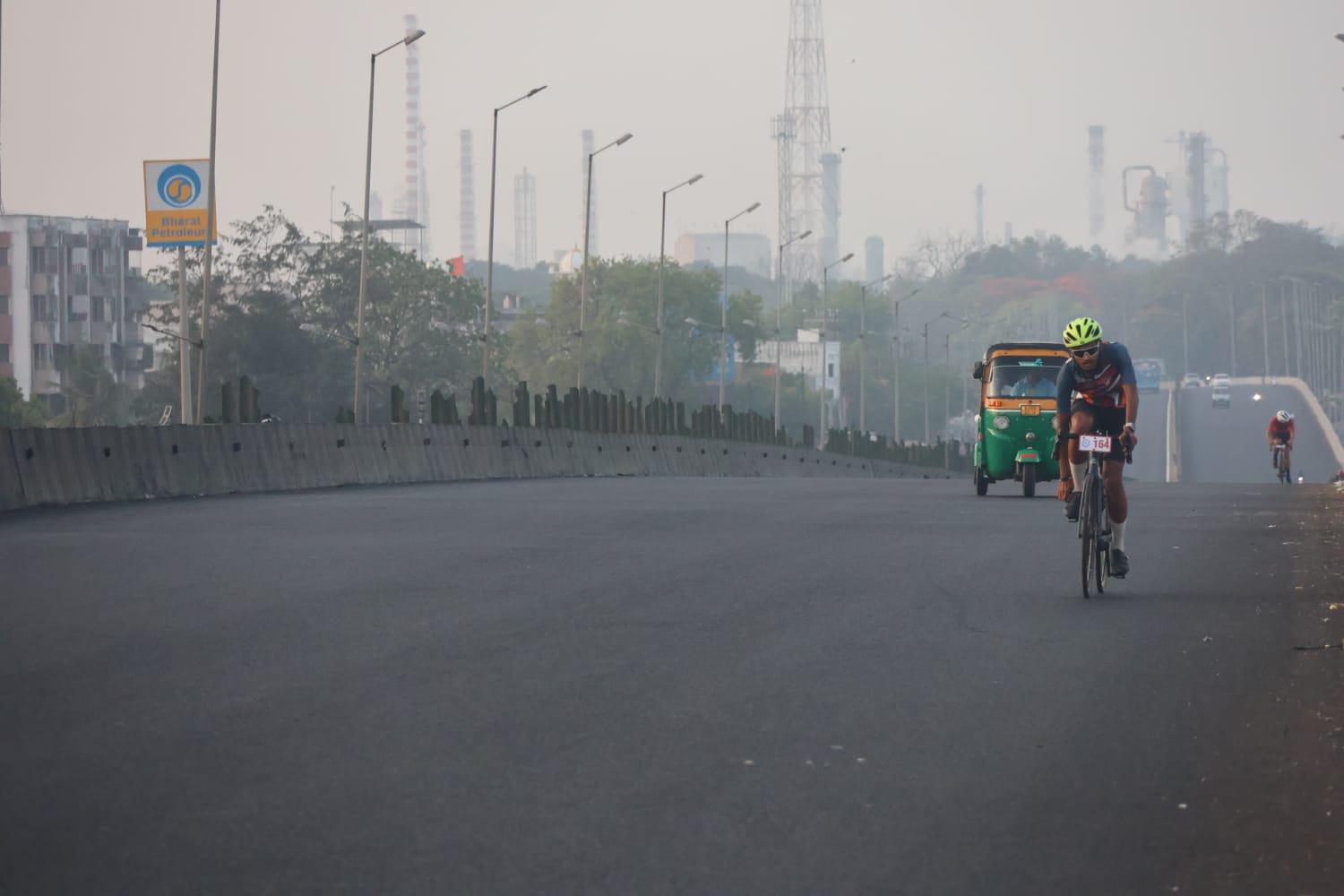 Avishek Nayak riding his dream bike
